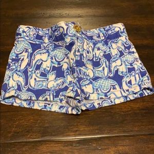 Lilly Pulitzer Elephant Print Toddler Shorts